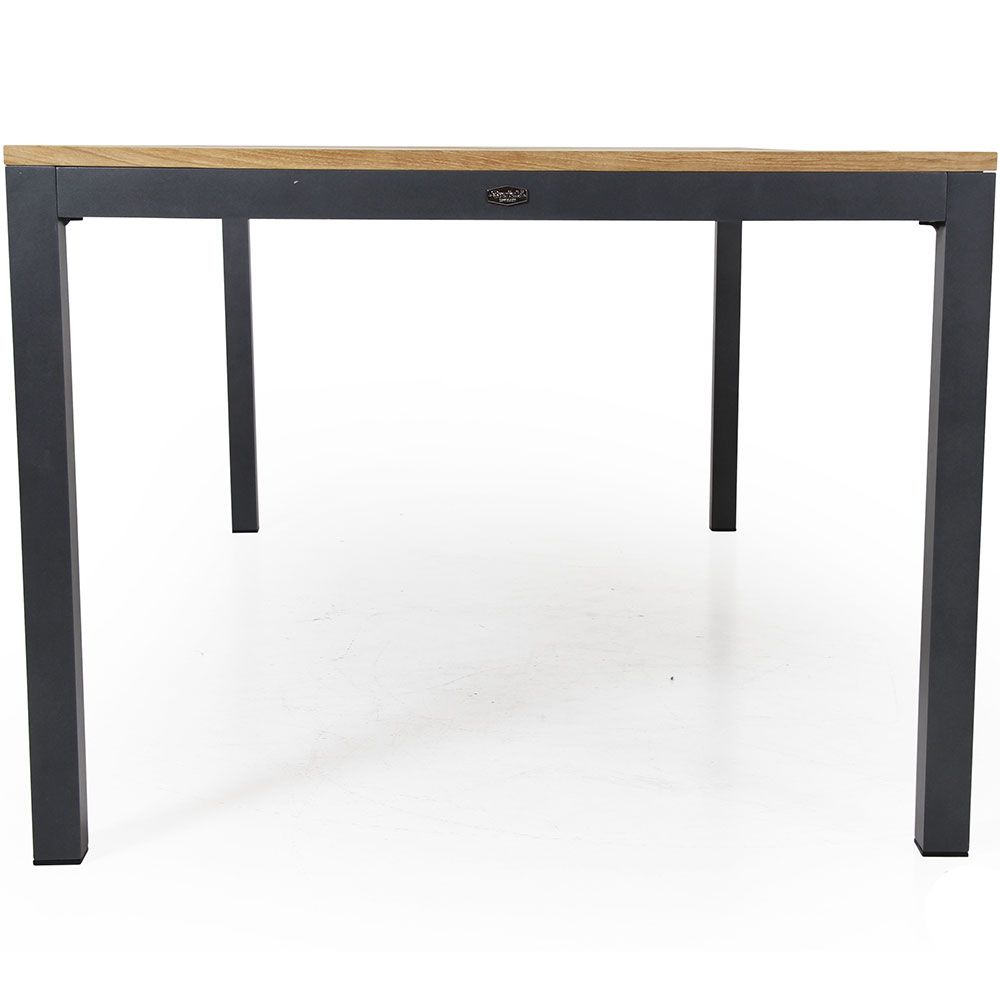 Zalongo Esstisch 100x200 cm natur/grau