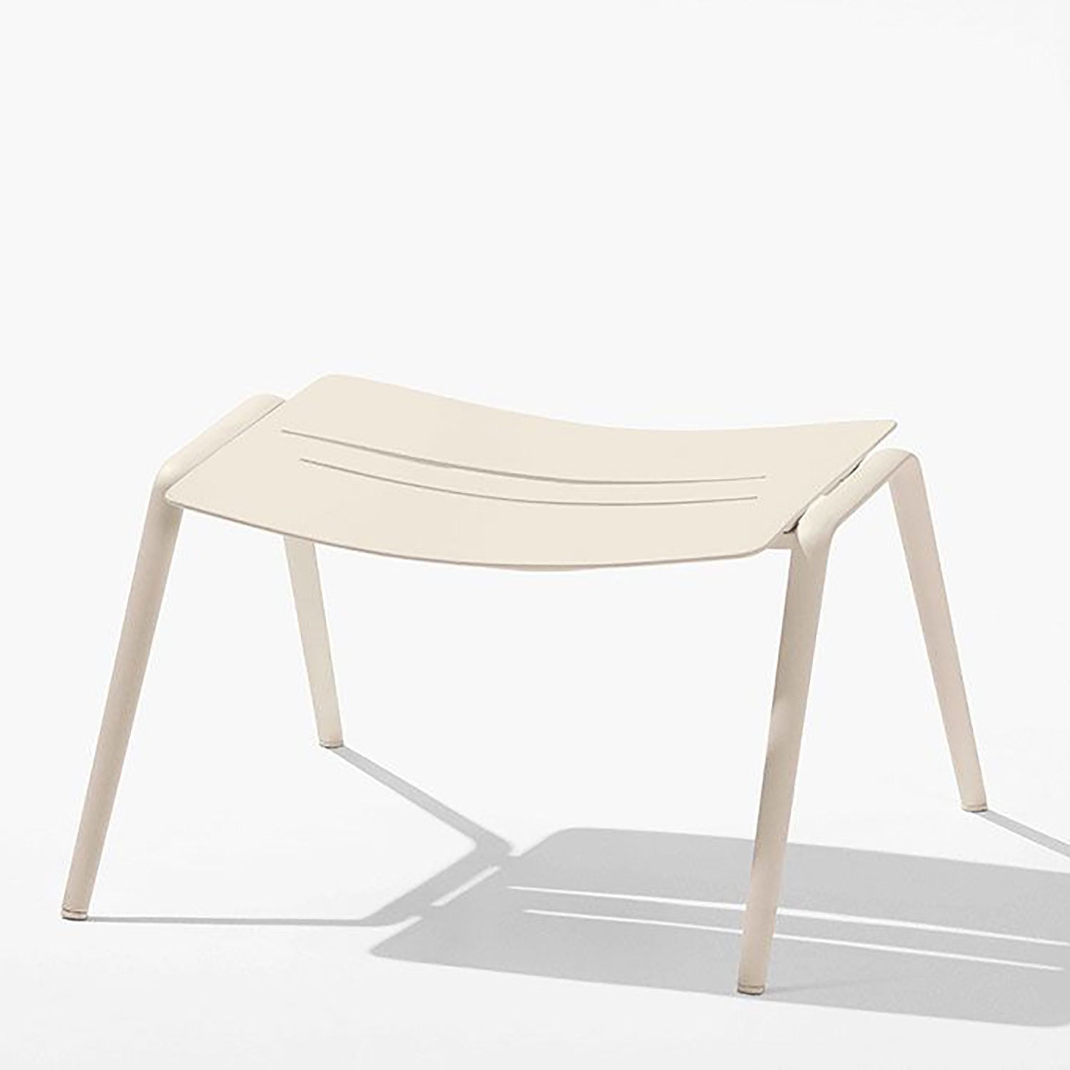 Zebra Fußhocker Weiß