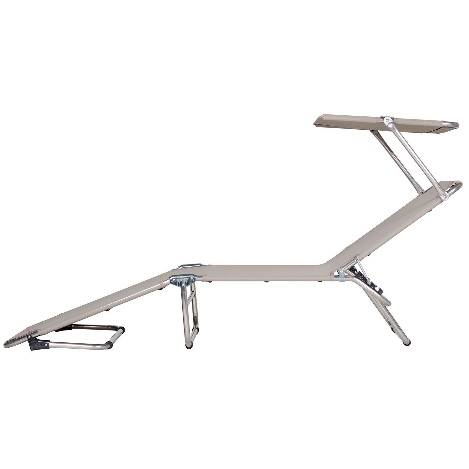 Amigo Sonnenliegeaufsatz Aluminium/Textilene taupe