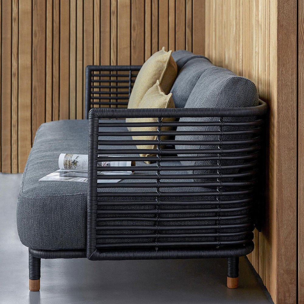 Sense Schwarzes Basketsofa