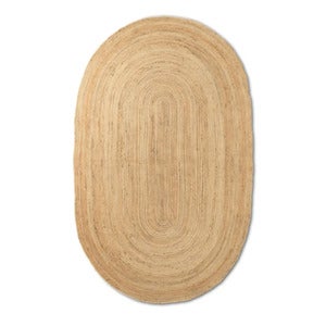 Eternal Oval Jute-Teppich – 140 x 240 cm