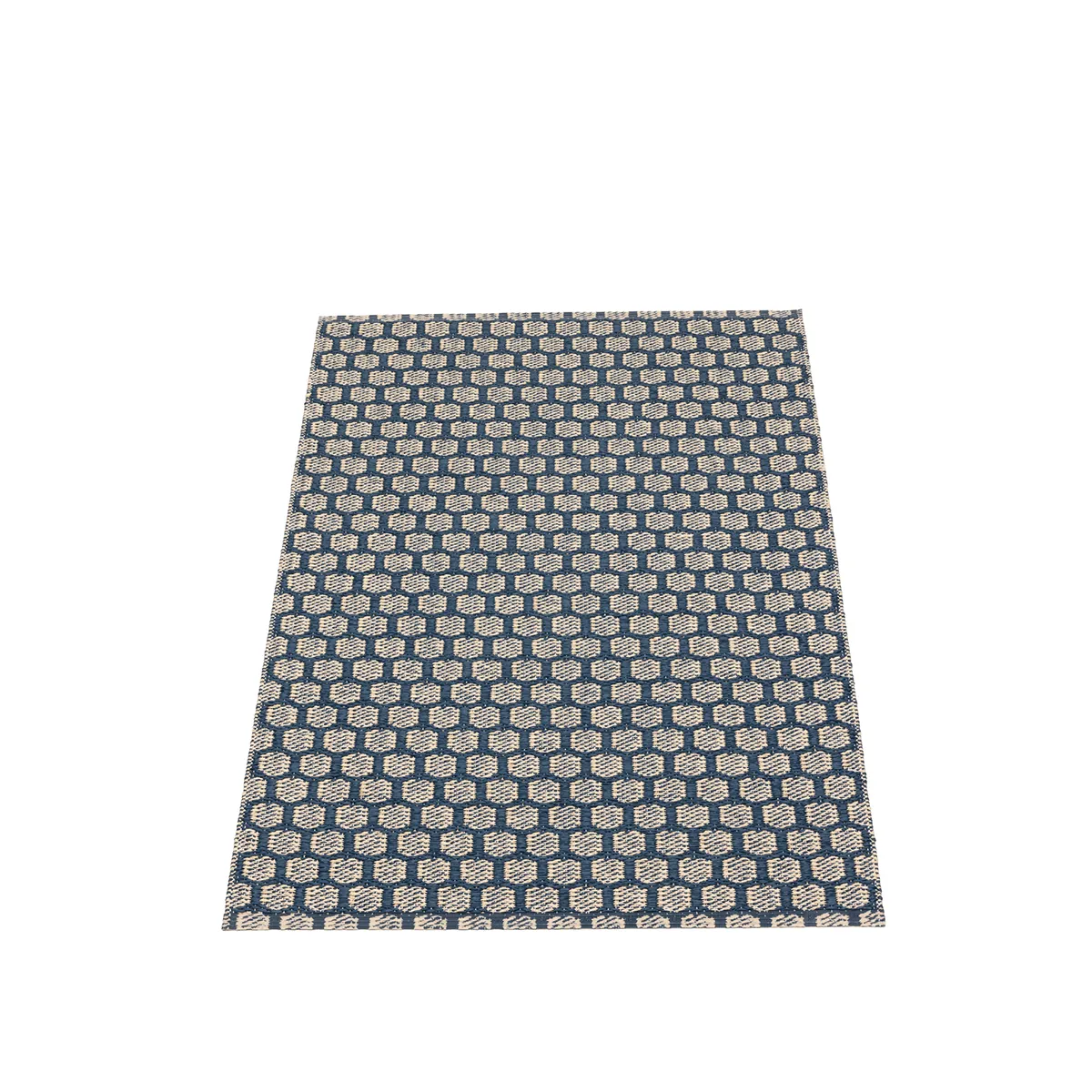 Wendbarer Kunststoffteppich MIMI Ocean Blue/Cream 70x120 cm
