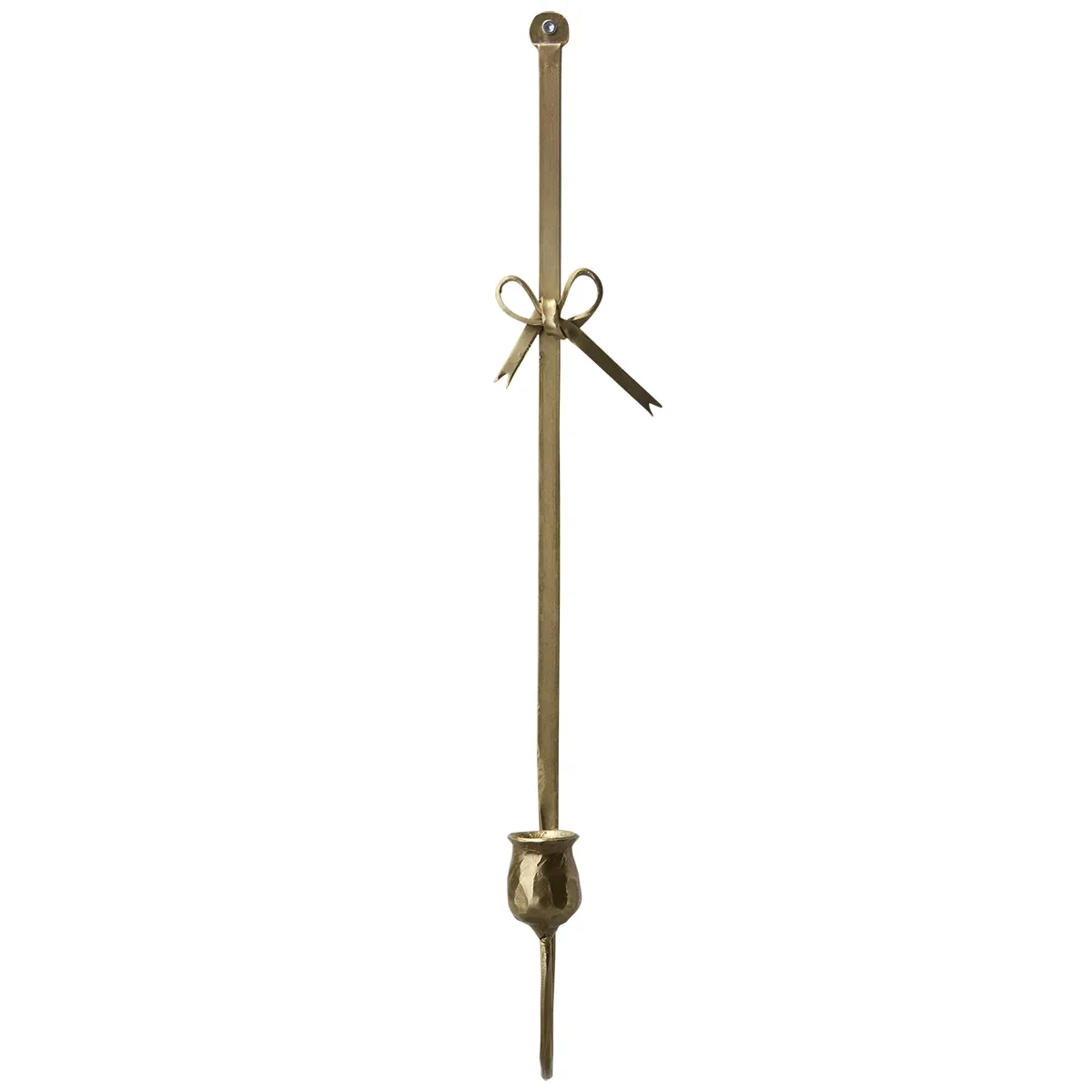 Wandkerzenhalter Francis L Brass H57 cm