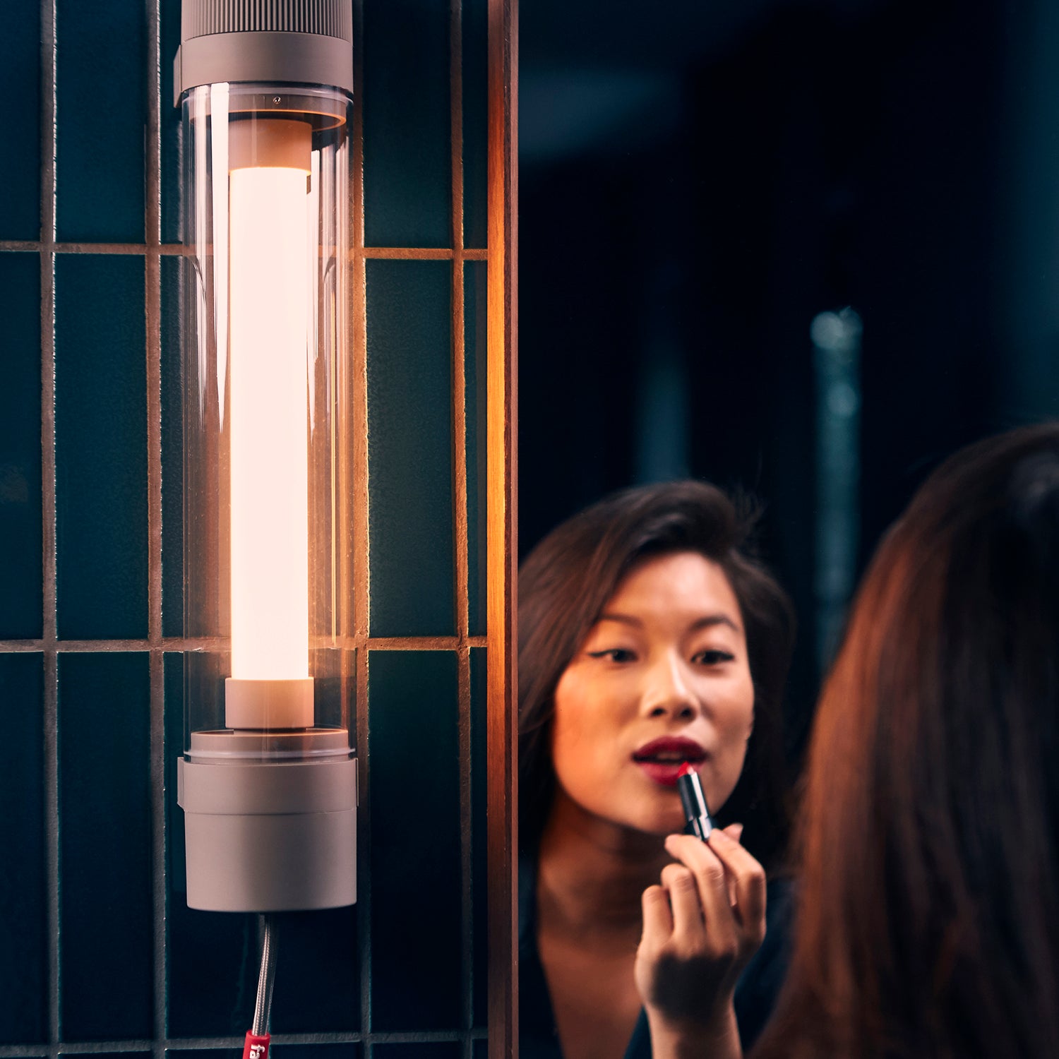 Tjoep Lampe klein hellgrau 