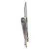 Spaghetti Liegestuhl mattgrau Aluminium