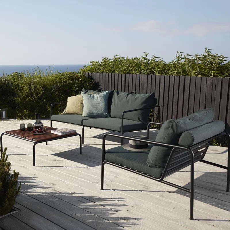 Avon 2 Sitzer Sofa Charcoal/Weiß