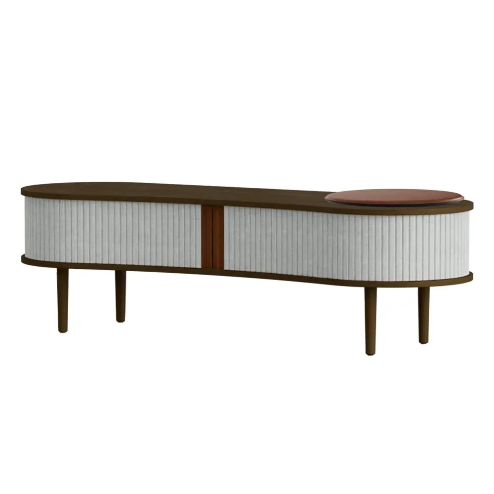 Audacious TV-Ständer Dunkle Eiche/Sterling