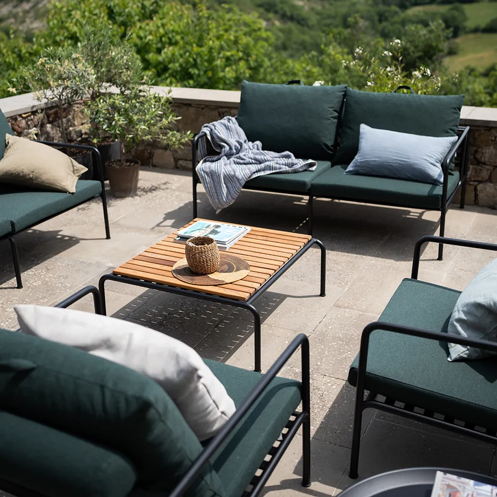 Avon 2 Sitzer Sofa Schiefer/Weiß