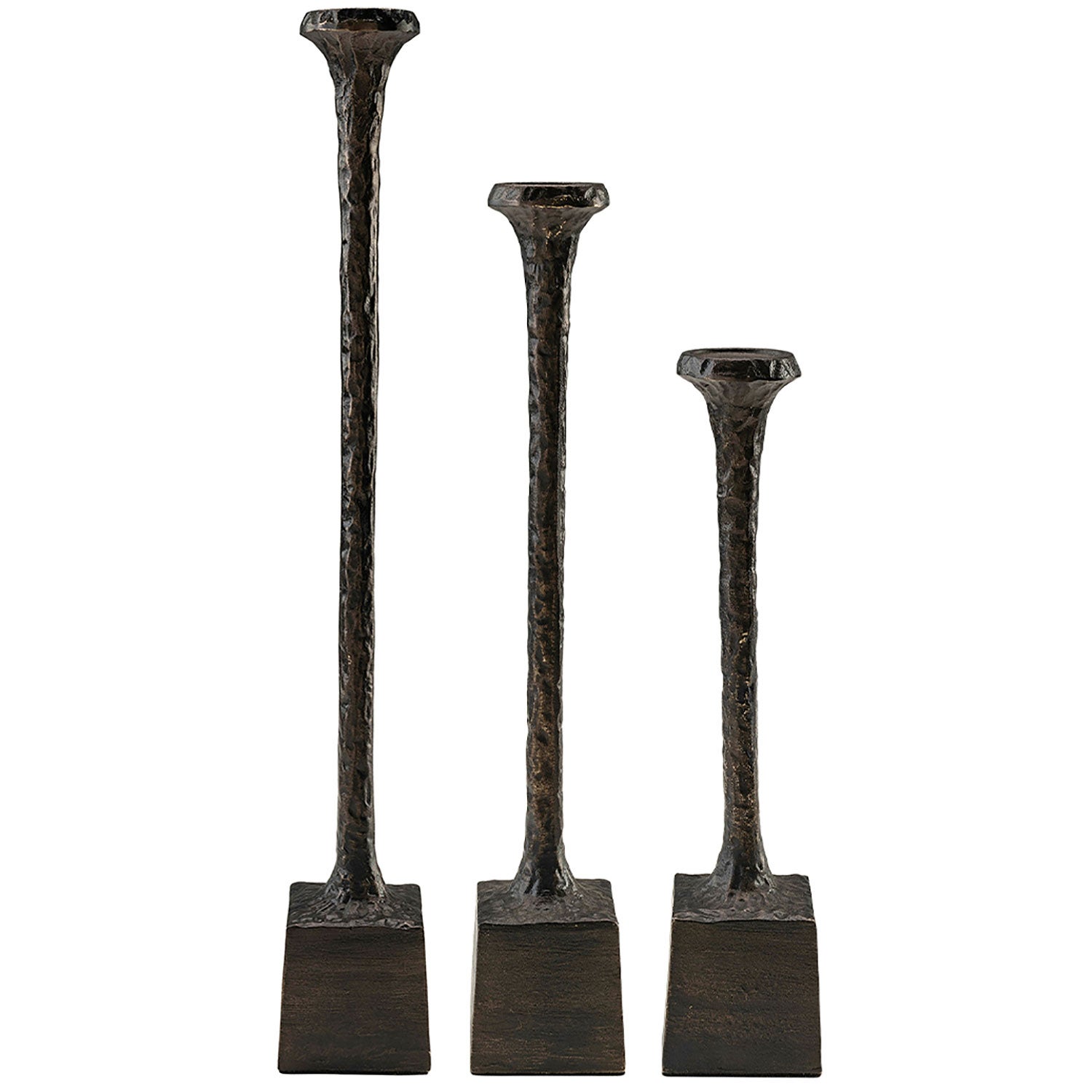 Artwood, Candela Kerzenständer 3er Set antike Bronze