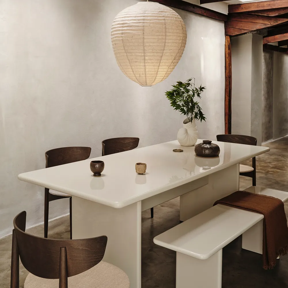 Rink Esstisch 200x90 cm - Eggshell