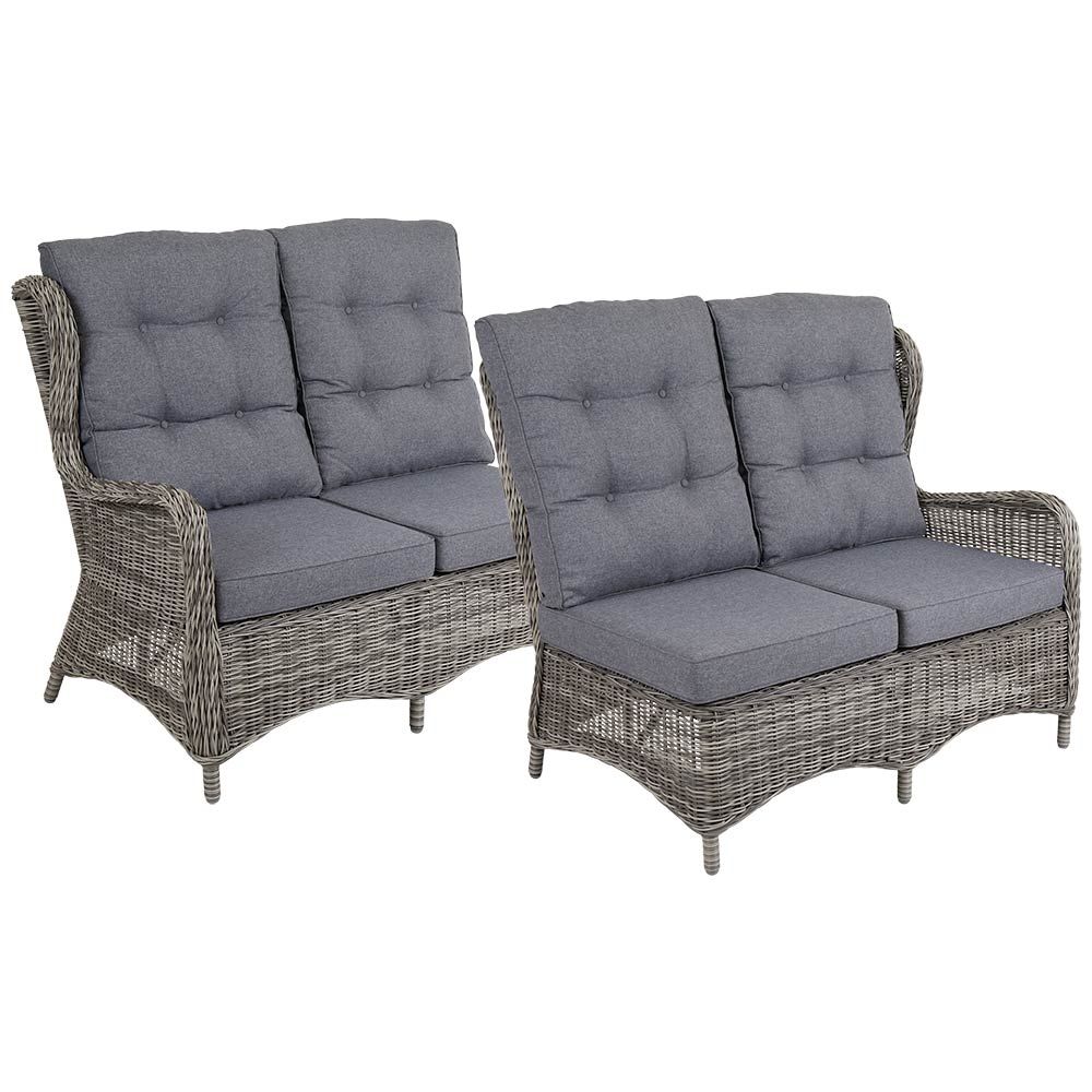 Rosita Endmodule rechts+links grau