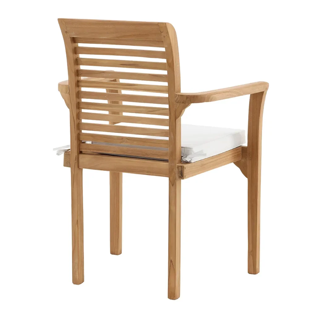 Kenia Esszimmerstuhl Teak 2er-Pack