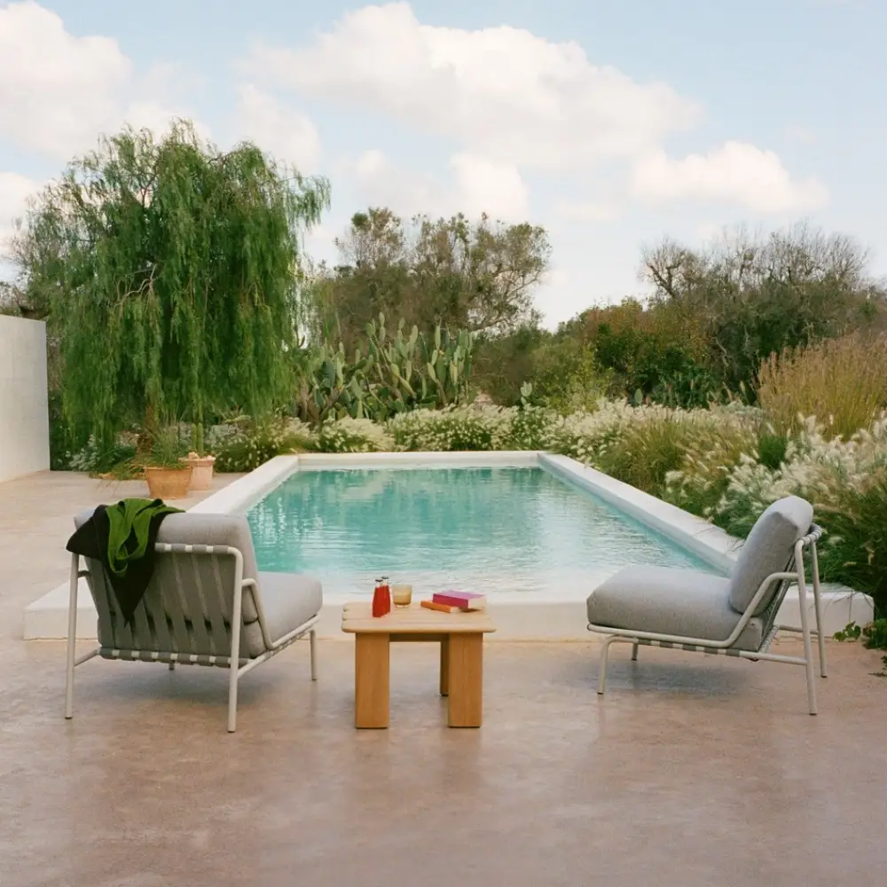 Sofatisch Teak 55x55 Assemble