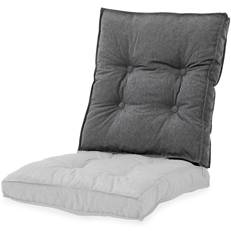 Sandra Rückenkissen 53x62 cm Anthrazitgrau