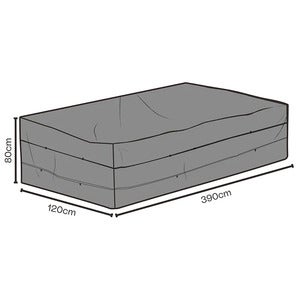  Möbelschutz 390x120x80 cm Black breathable