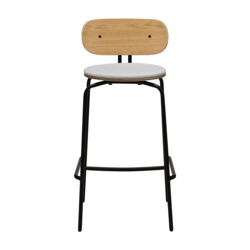 Curious Barhocker Eiche/Schwarz Sterling