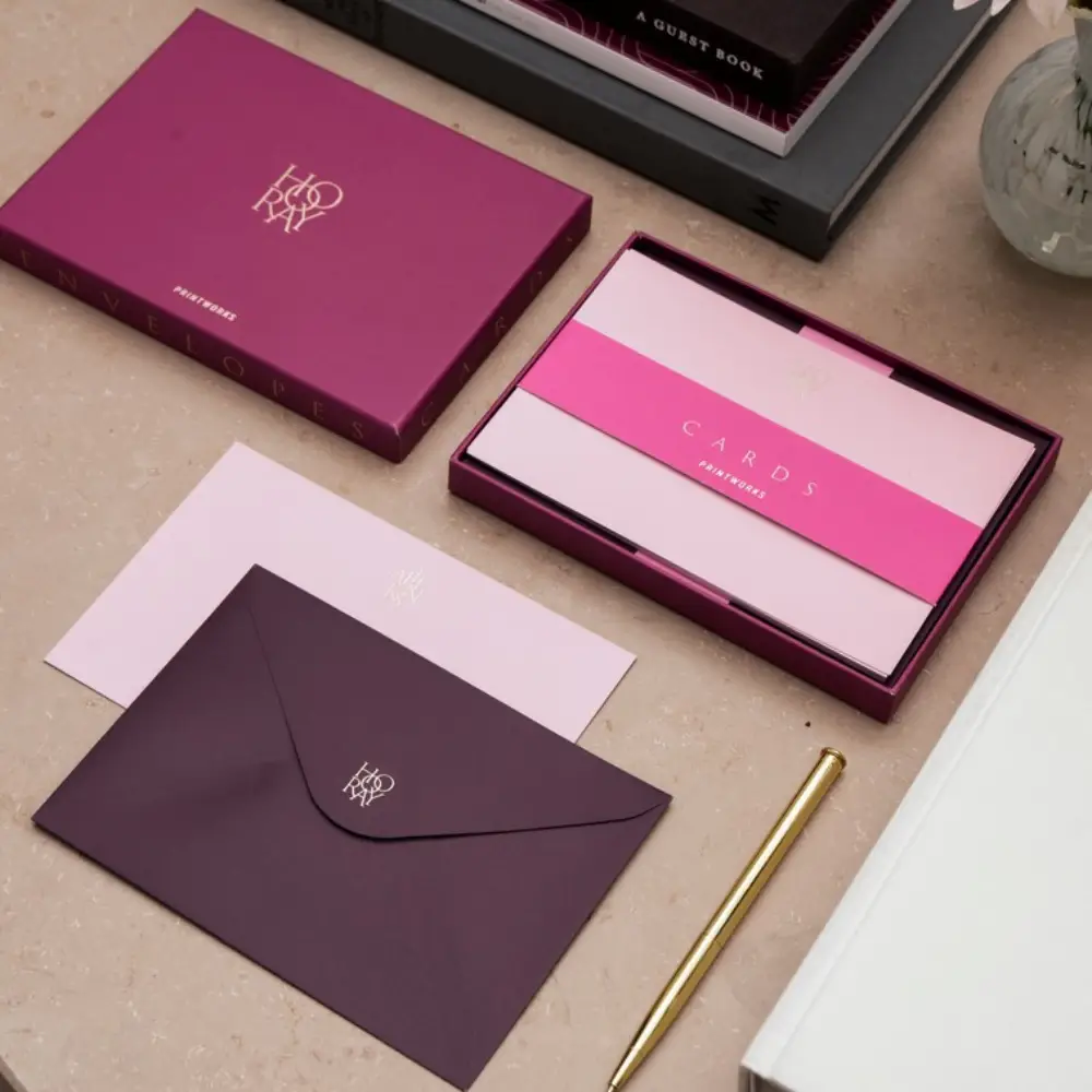 Card & Envelope Set - Hooray Cerise