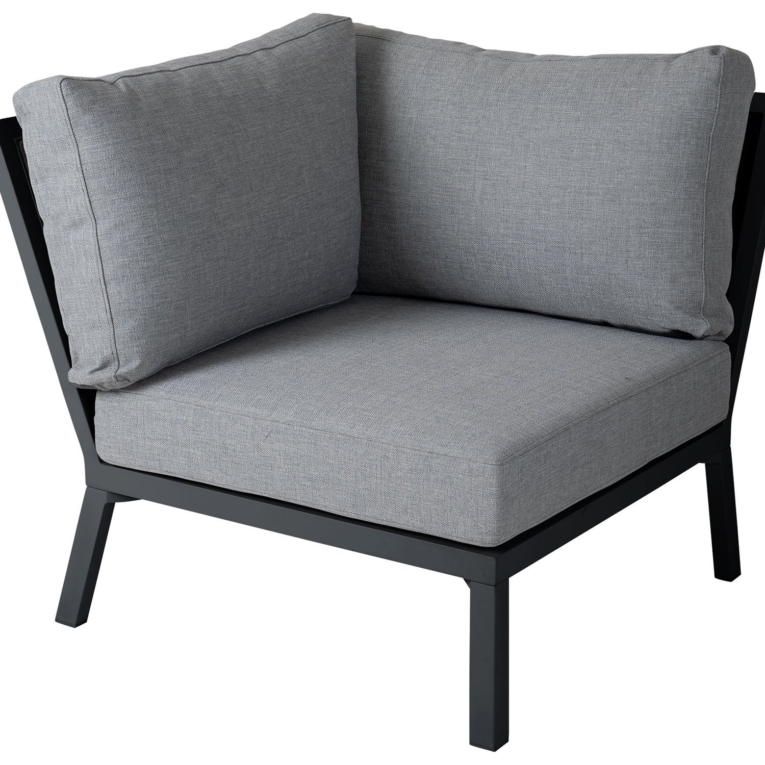 Samvaro Eckstück anthrazit/perlgrau