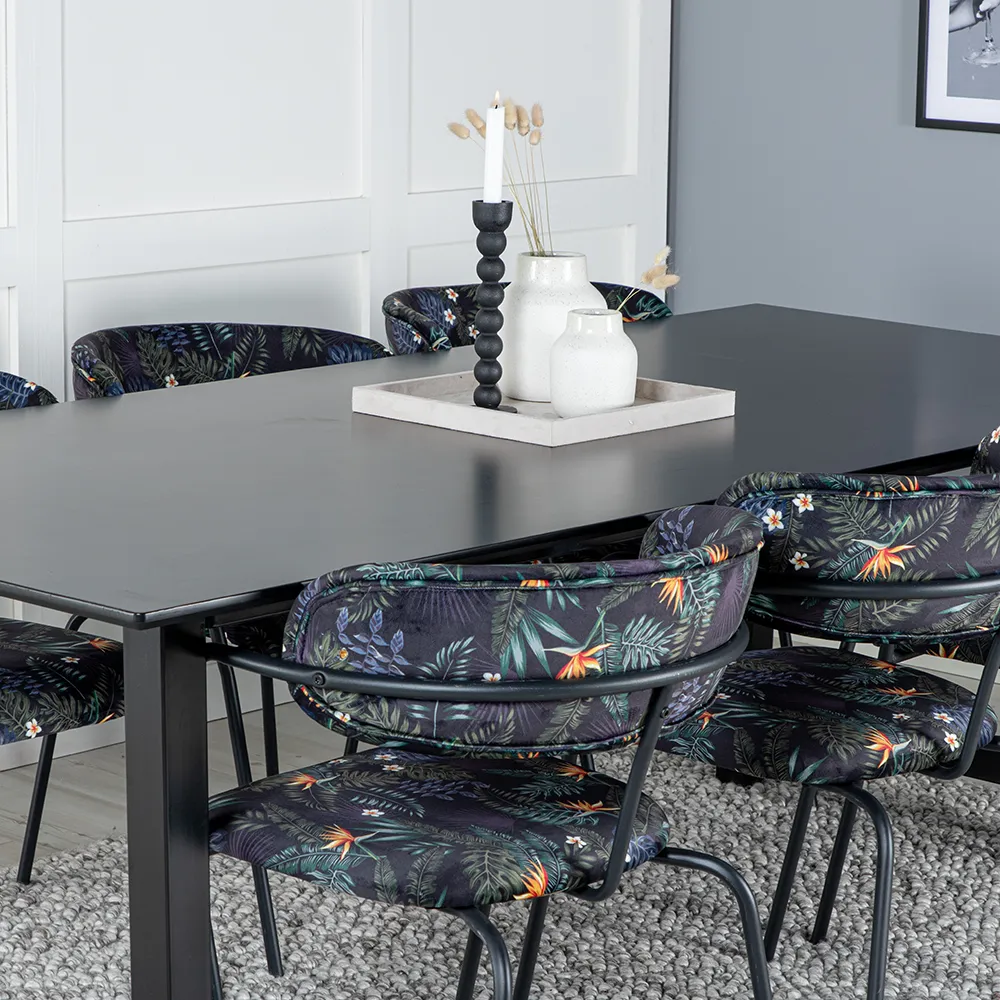 Arrow Dining Chair floral 2er-Pack