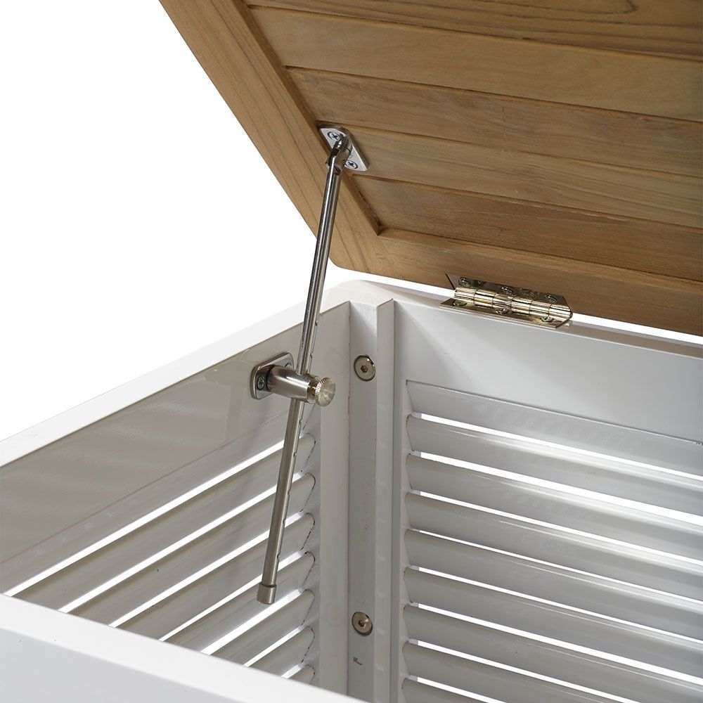 Classic Aufbewahrungsbox teak/weiß