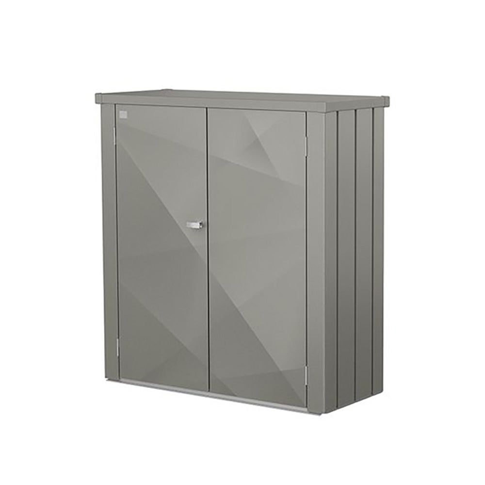 Romeo Terrassenschrank M X-Design Metallic Quarzgrau