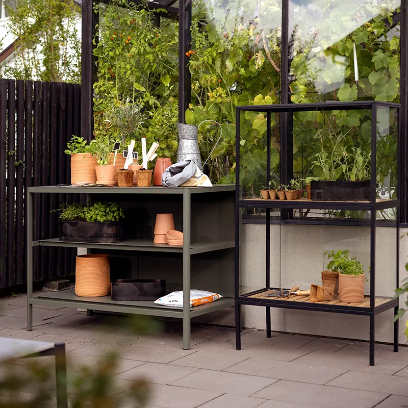 Grower Greens pflanzenschrank   hoch  svart