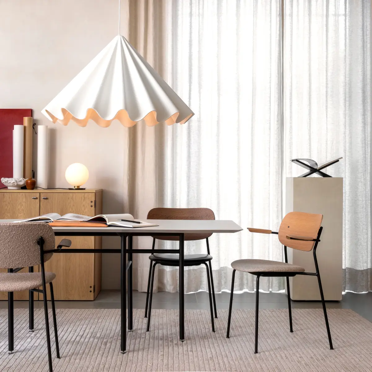 Dancing Deckenleuchte Offwhite Ø95 cm