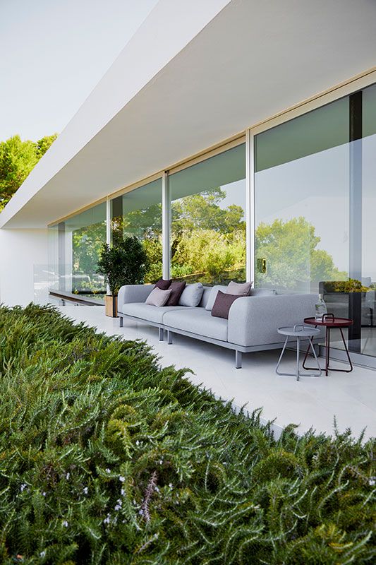 Space Sofa mit Beistelltisch