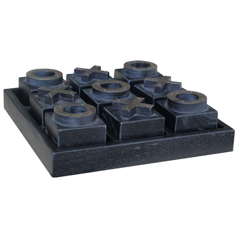 Criss Cross Dekoration Schwarz