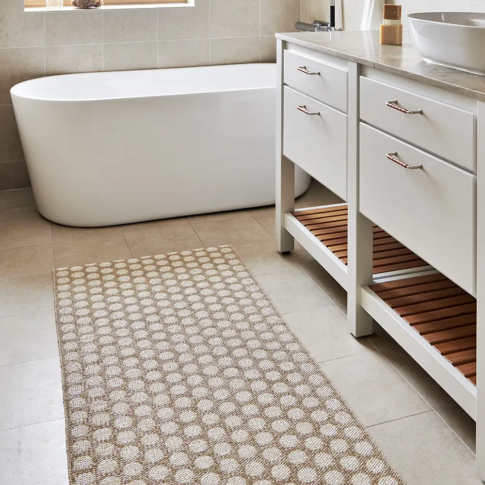 Noa Teppich 70x50 cm Beige/Vanilla