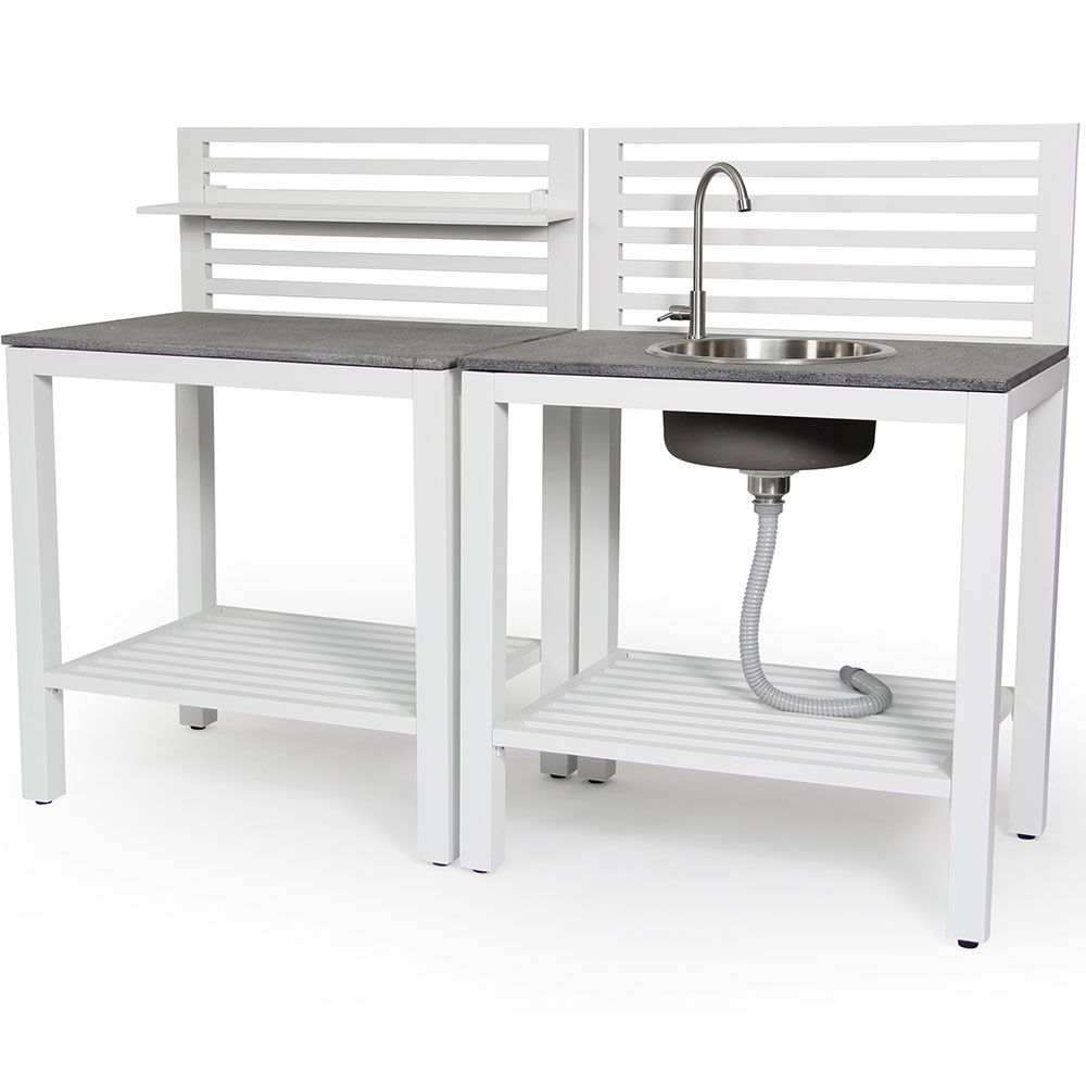 Bellac Außenküche weiß