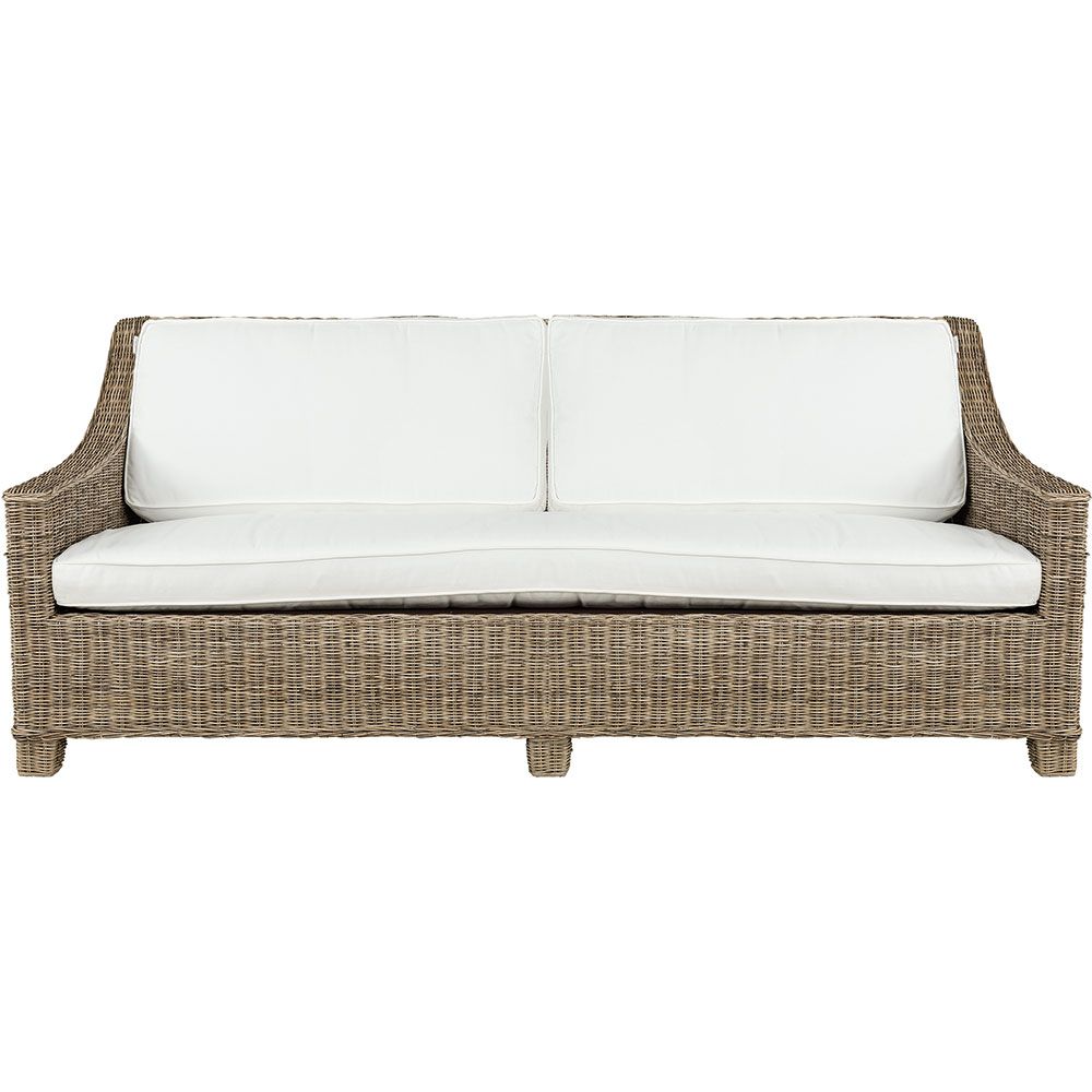 Madison 3-Sitzer Sofa Rattan