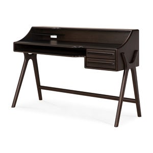 Flow Schreibtisch Mahagoni