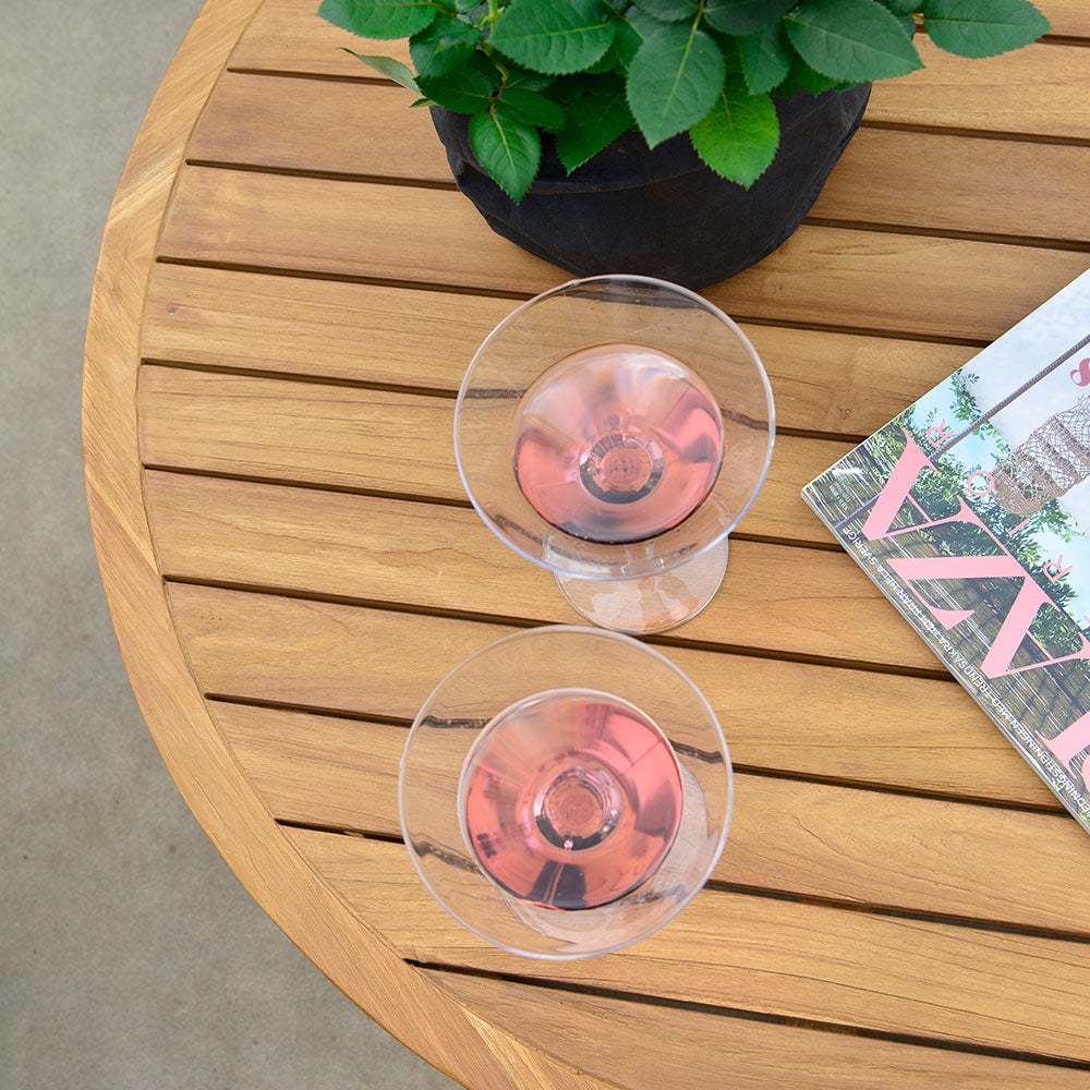 Lounge Couchtisch 80 cm Teak 