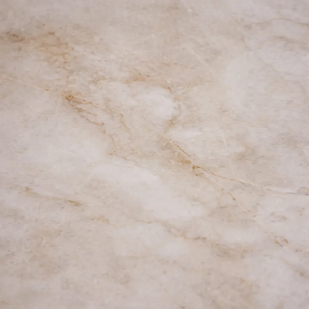 Cena Esstisch 150 cm lackierte Eiche / beige Quarzit