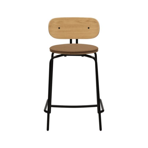 Curious Niedriger Barhocker Eiche/Schwarz Sugar Brown