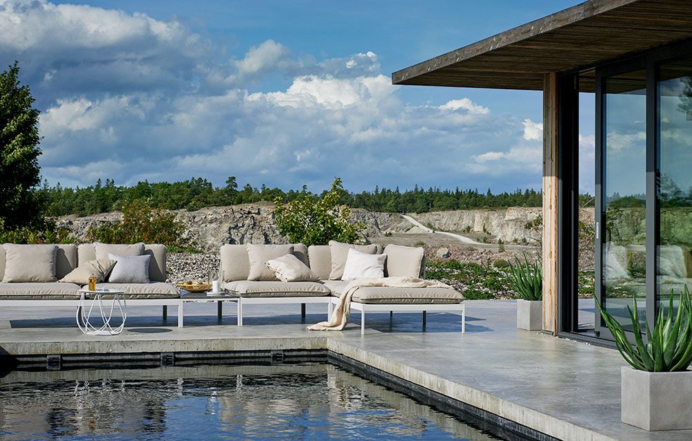 Bönan Couchtisch Basis 60X105 Dunkelgrau