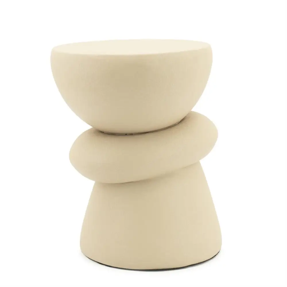 Kerun Beistelltisch - beige 35x35x47 cm