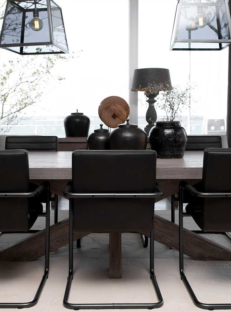 Hunter Esstisch 240X110 cm Schwarz