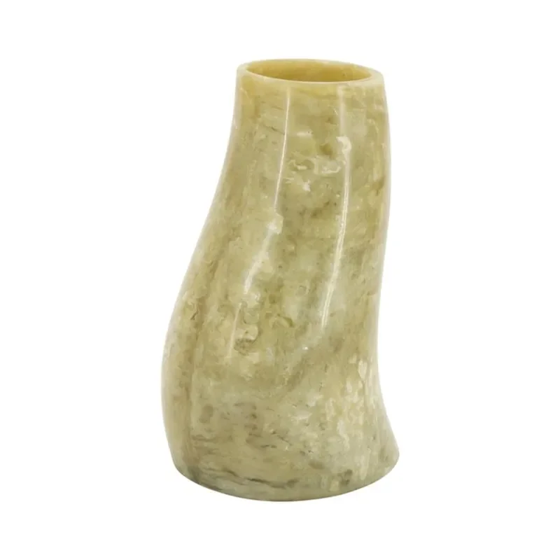 Stonea 4 Vase 15x14x25,5 cm Kunstharz Grün