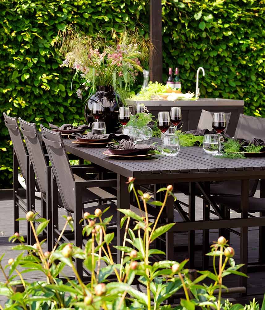 Vevi Sessel schwarz/schwarz