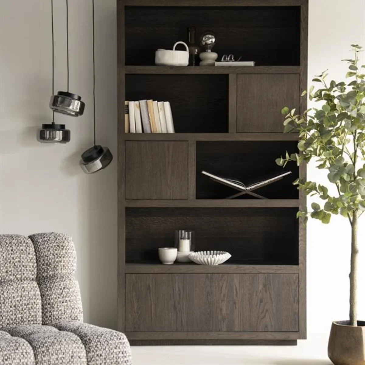 Helsinki Schrank 120x220cm - hellbraun
