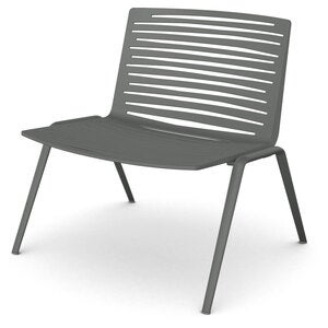 Zebra Sessel Metallic Grau