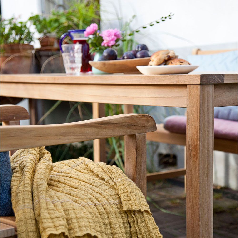 Rosenborg Tisch 80x165 cm Teakholz