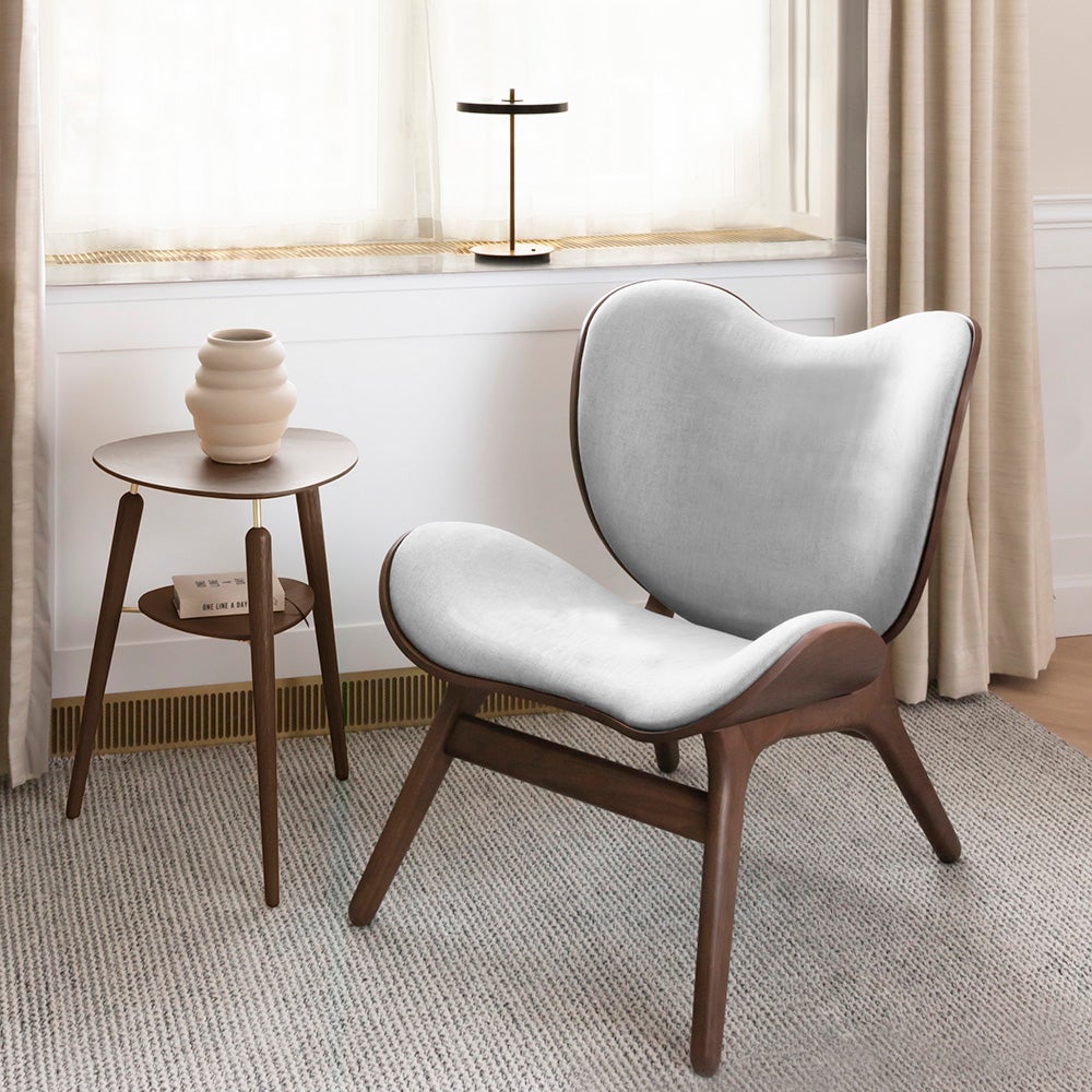 A Conversation Piece Loungesessel Dark Oak/Sterling