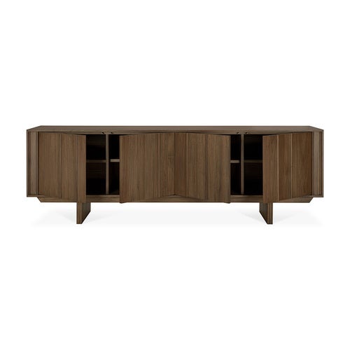 Pillar Sideboard Teak 4-türig 220x45x70 cm