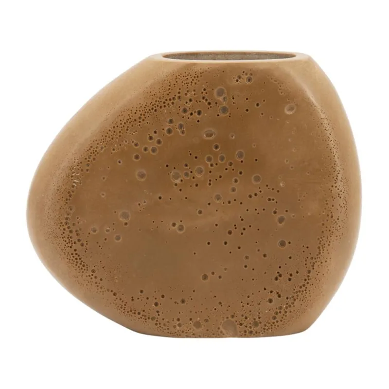 Kori 2 Vase 30x8x25 cm Kunstharz Braun