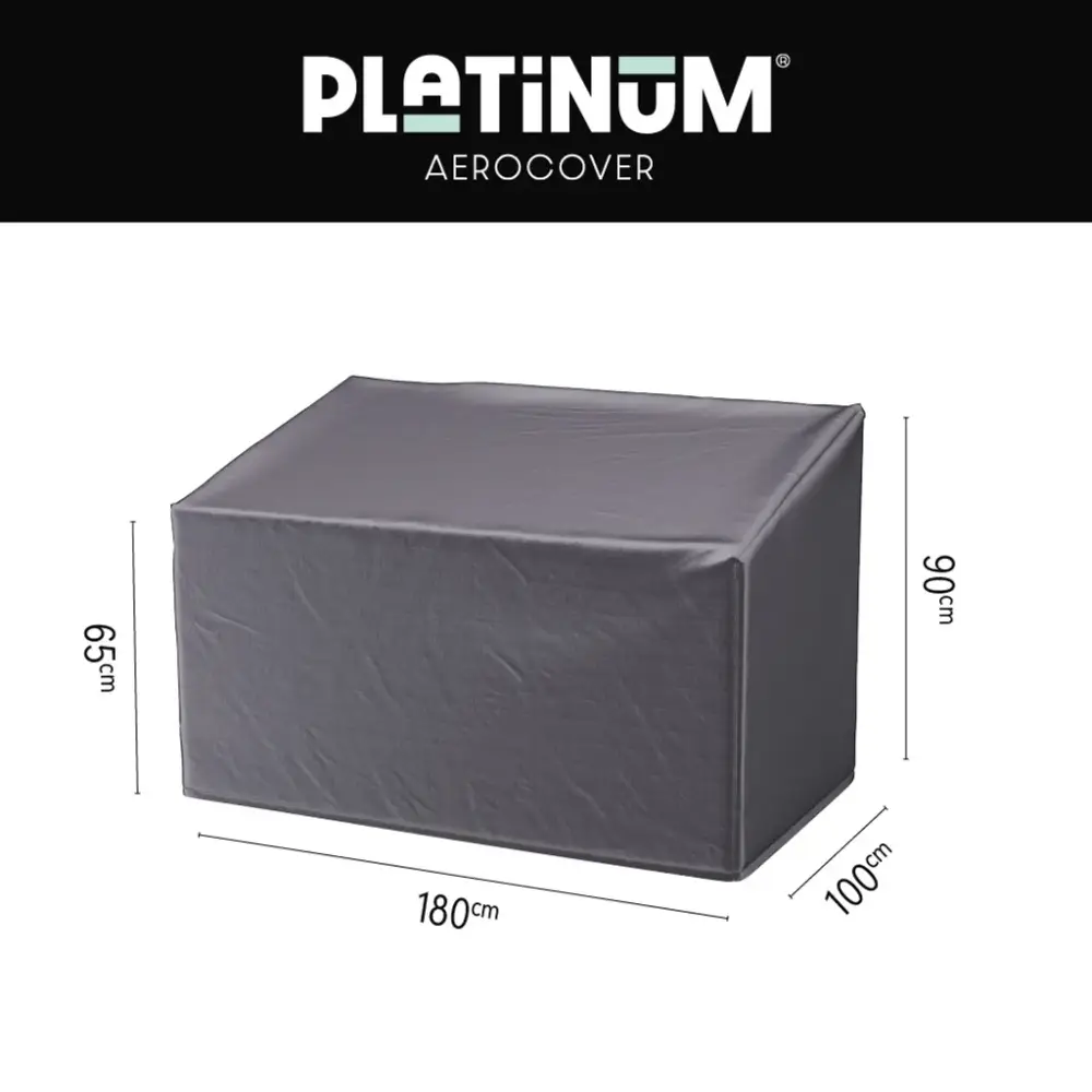 Platinum Aerocover, Lounge-Bankbezug Hb 180x100xH65/90 Aerocover Anthrazit
