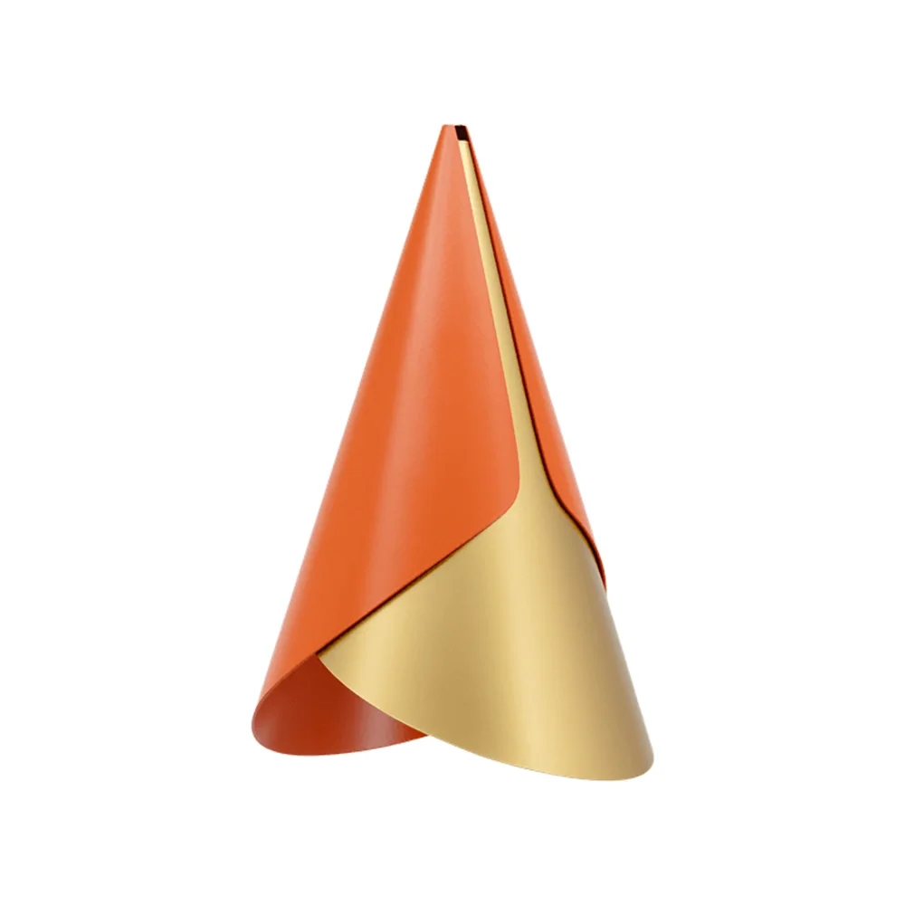 Cornet Lampenschirm Nuance Orange/Brass