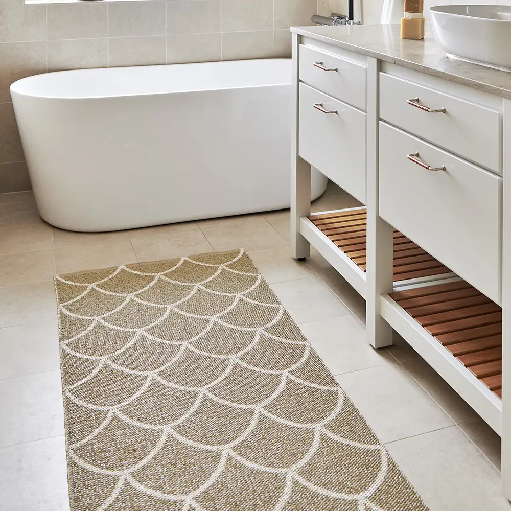 Kotte Teppich 70x50 cm sand / vanilla